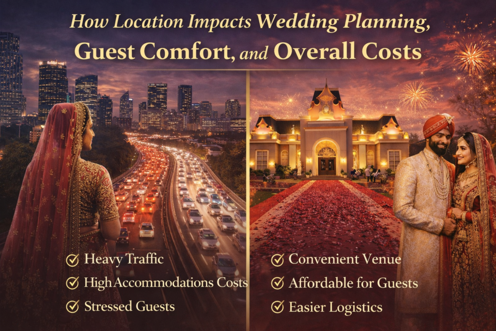 How Location Impacts Wedding Planning, Guest Comfort, and Overall Costs