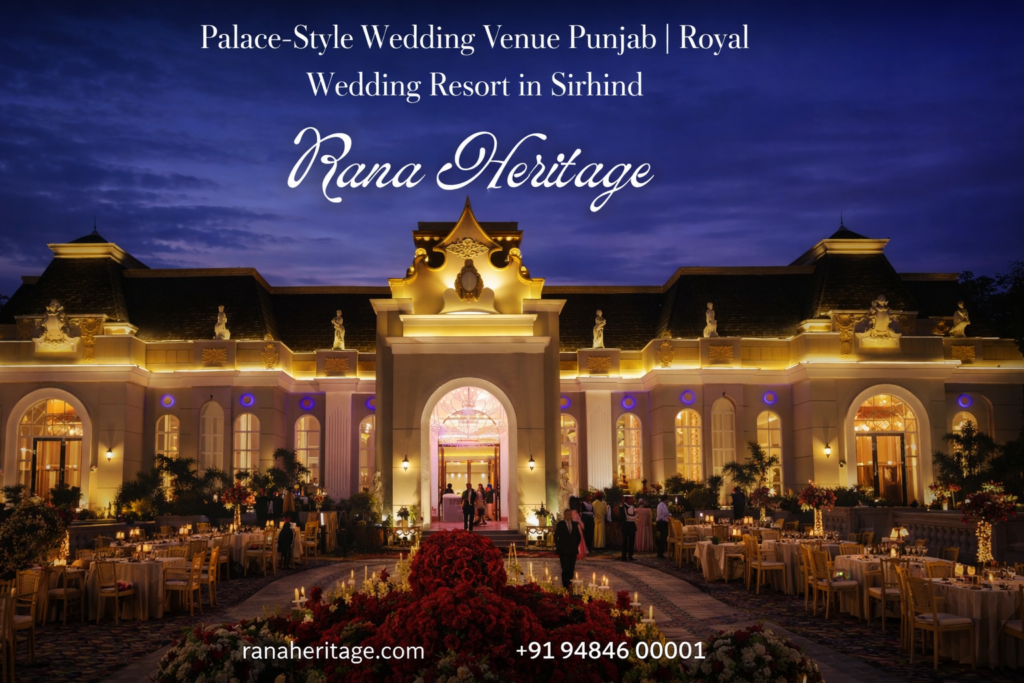 Palace-Style Wedding Venue Punjab | Royal Wedding Resort in Sirhind