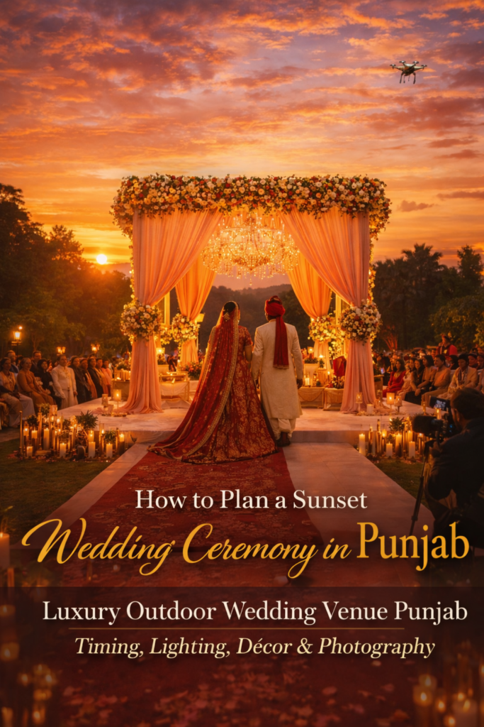 Plan a Stunning Sunset Wedding Ceremony in Punjab